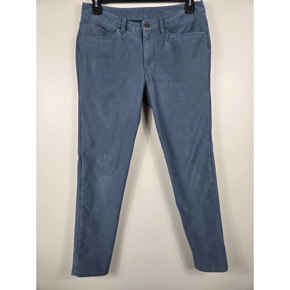 Lululemon ABC Pant Slim Fit Blue Gray Mens 31 Technical Canvas Trousers
